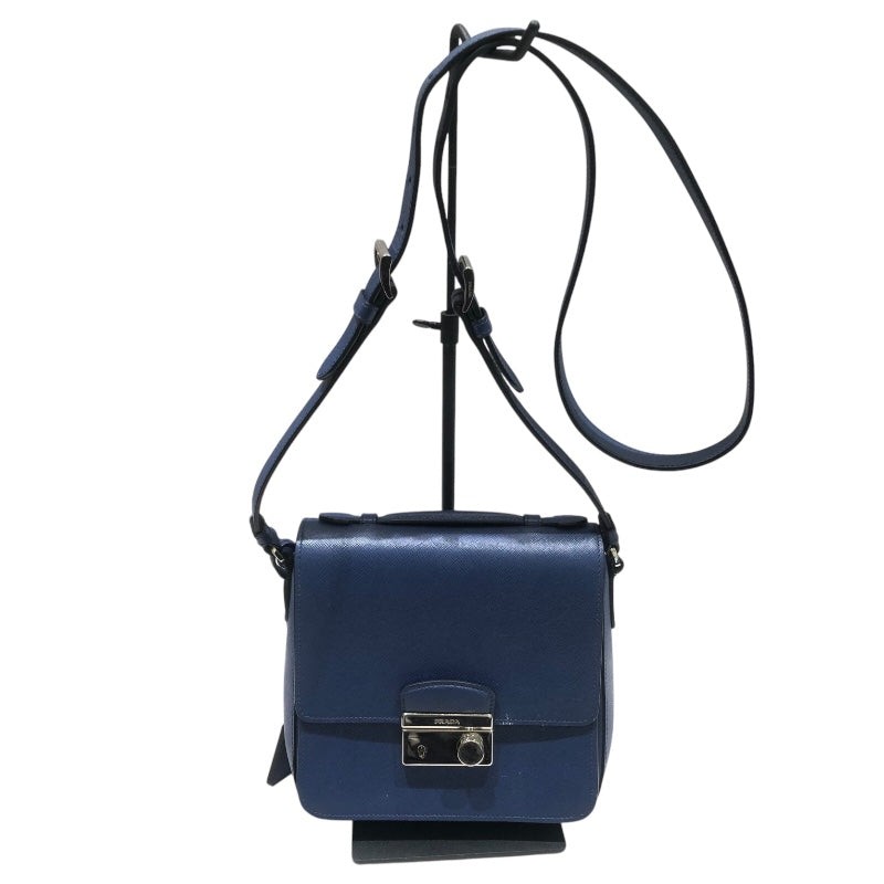 PRADA Blue SHW Shoulder Bag #3408