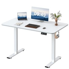 Electric Height Adjustable Standing Desk Large 48 x 24 Inches Sit Stand up Desk
