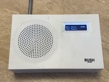 Bush BD-1709 Portable DAB/FM Radio with LCD Display - White