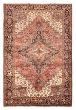 6'4" x 9'7" Traditional Vintage Hand Knotted Oriental Carpet Wool Area Rug