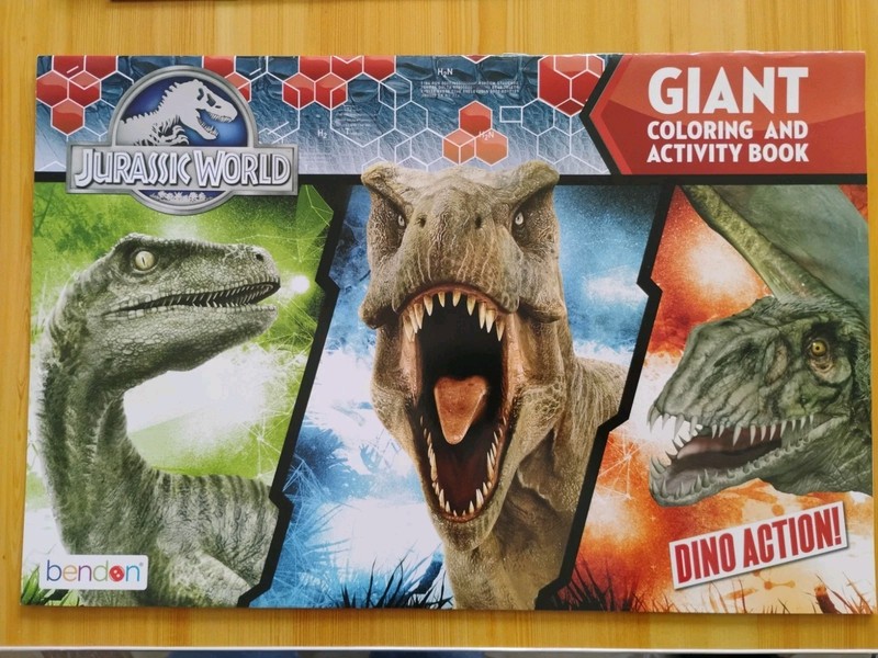 Jurassic World Giant Coloring & Activity Dinosaur Book 2022