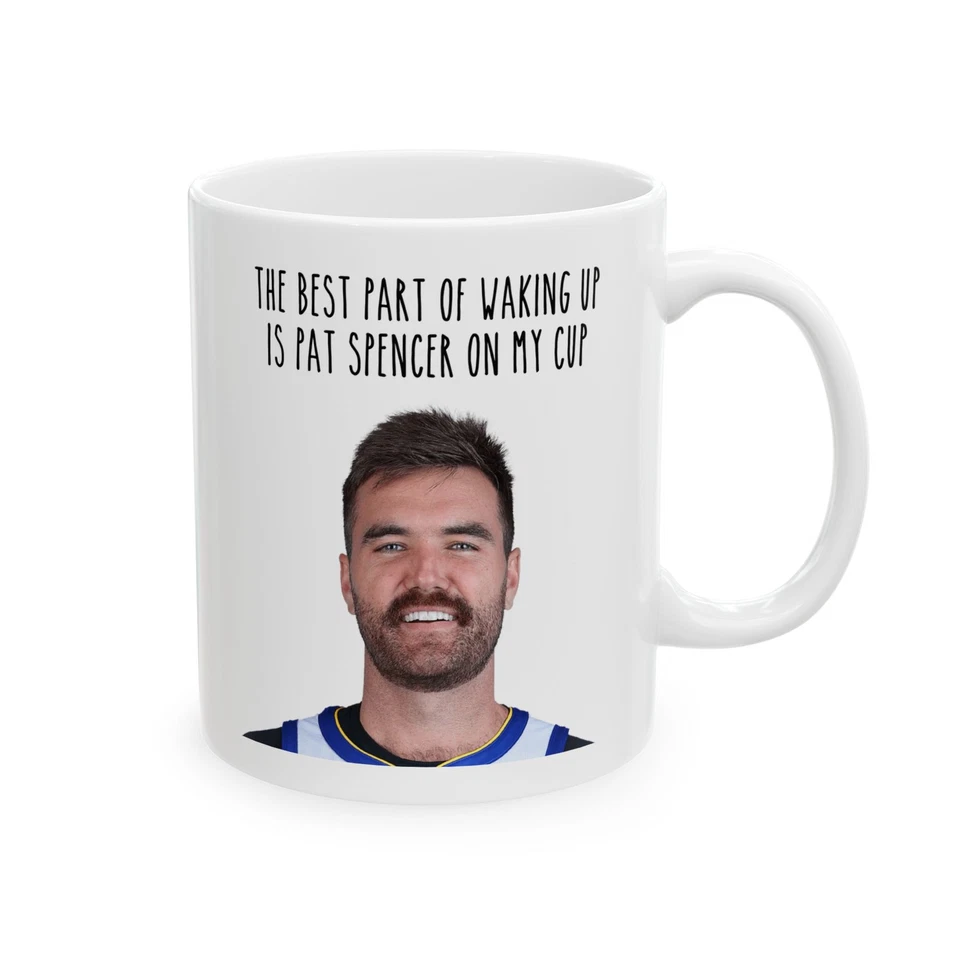 URBANSIPS CREATIONS Pat Spencer Coffee Mug (11oz, 15oz), Golden State Warriors Basketball Fan Gear