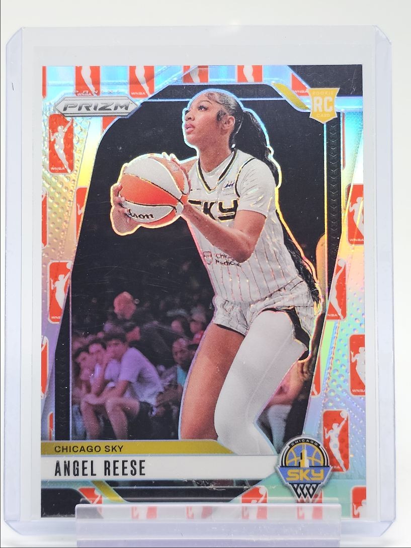 ANGEL REESE 2024-25 PANINI PRIZM WNBA ROOKIE WNBA LOGO SILVER #10 RC Q3704