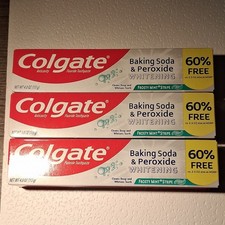 3X Colgate Baking Soda & Peroxide Whitening T...