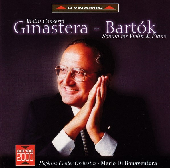 Ginastera Violin Concerto Bartok Sonata Salvatore Accardo Live Recording CD