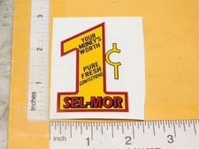 1C Sel-Mor Confections Vending Machine Sticker V-92