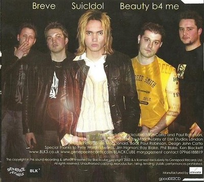 Blackcube Breve CD UK Genepool 2003 single GPOOL1002CD