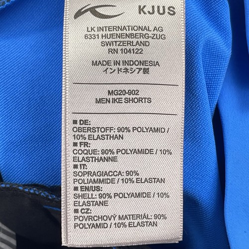 Pantalones Cortos KJUS Para Hombres 36 Azul IKE Golf Performance Bolsillos Sólidos Elásticos Diseñador Nuevos con Etiquetas - Imagen 6 de 8