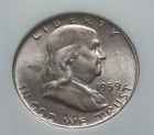 NGC MS64 1959-D Franklin Half Dollar Old Soap Box Holder