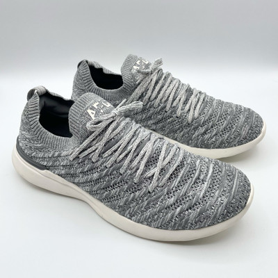 APL Techloom Wave Shoes Smoke Ivory Melange Gray White  display picture 1