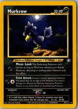 Murkrow - 24/111 - Neo Genesis - Rare Unlimited - Damaged - Vintage WOTC on eBay