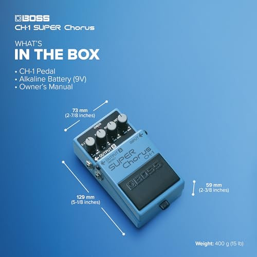 Boss CH-1 Stereo Super Chorus Pedal 761294015193| eBay