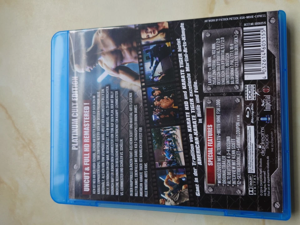 American Karate Tiger Aka Showdown  Uncut Blu-ray German Edition Billy Blanks - Image 4 of 4
