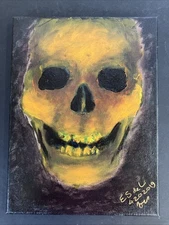 Original Acrylic Painting Dead End Gone 9" x 12" By Elspeth Lambert 2019 Obscure