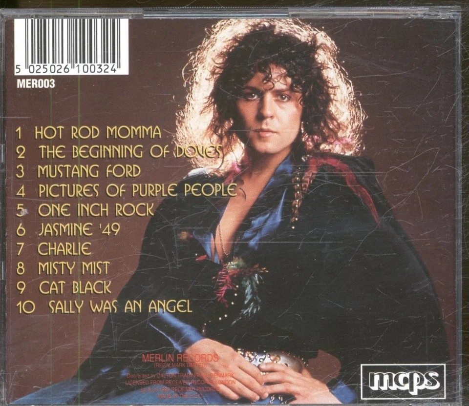 Marc Bolan Misty Mist CD UK Merlin 1992 MER003 - Bild 2 von 3
