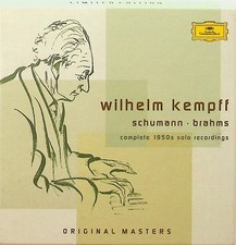 WILHELM KEMPFF Complete 1950s Solo Recordings, Schumann Brahms Piano Works 5-CD