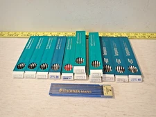 Vintage Lot of 129 reffils Berol Turquoise Eagle &7 Staedtler Mars drawing Leads