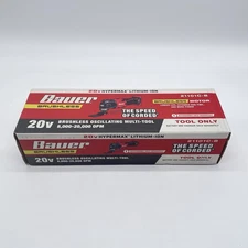 Bauer Tools 20V Brushless Motor Oscillating Multi-Tool 21101C-B Tool Only