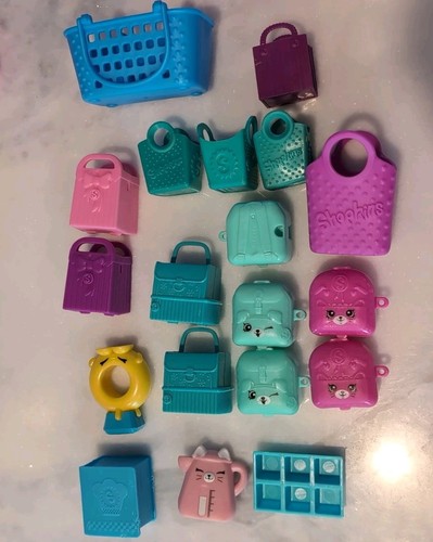 Big Shopkins Lot Purple Case Bags Outdoor Slide Table Pool Figures 139 Mini Fig - Picture 18 of 22