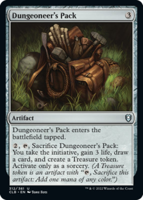Dungeoneer's Pack Commander Legends: Battle for Baldur's Gate Lightly Played, En