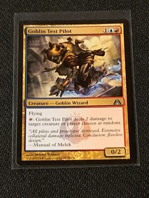 Magic the Gathering Dragon's Maze Goblin Test Pilot