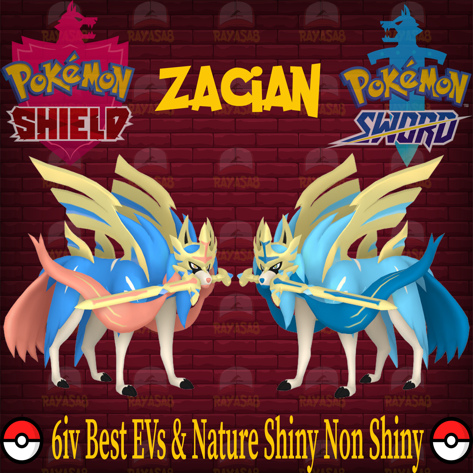 ⭐Shiny/Non-shiny Zacian⭐ - Pokemon Sword/Shield HOME (💯Legal)