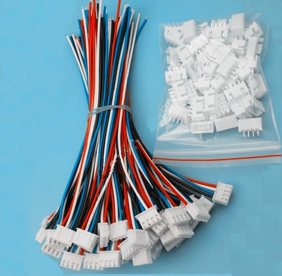 10 Sets XH2.54 4Pin 1007 24AWG Single End 15cm Wire To Board Connector 