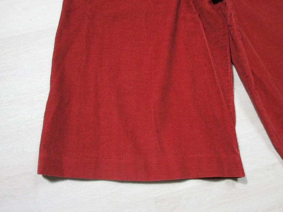 Vintage 1970's Levi's Rust Brown Corduroy Culottes Walking Shorts 26" Waist - Image 2 of 4