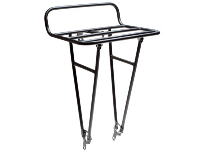 BLB T-rack lightweight carrier Porter Gepäckträger vorne Edelstahl schwarz NEU