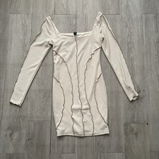 Windsor Long Sleeve Square Neck Mini Dress size S