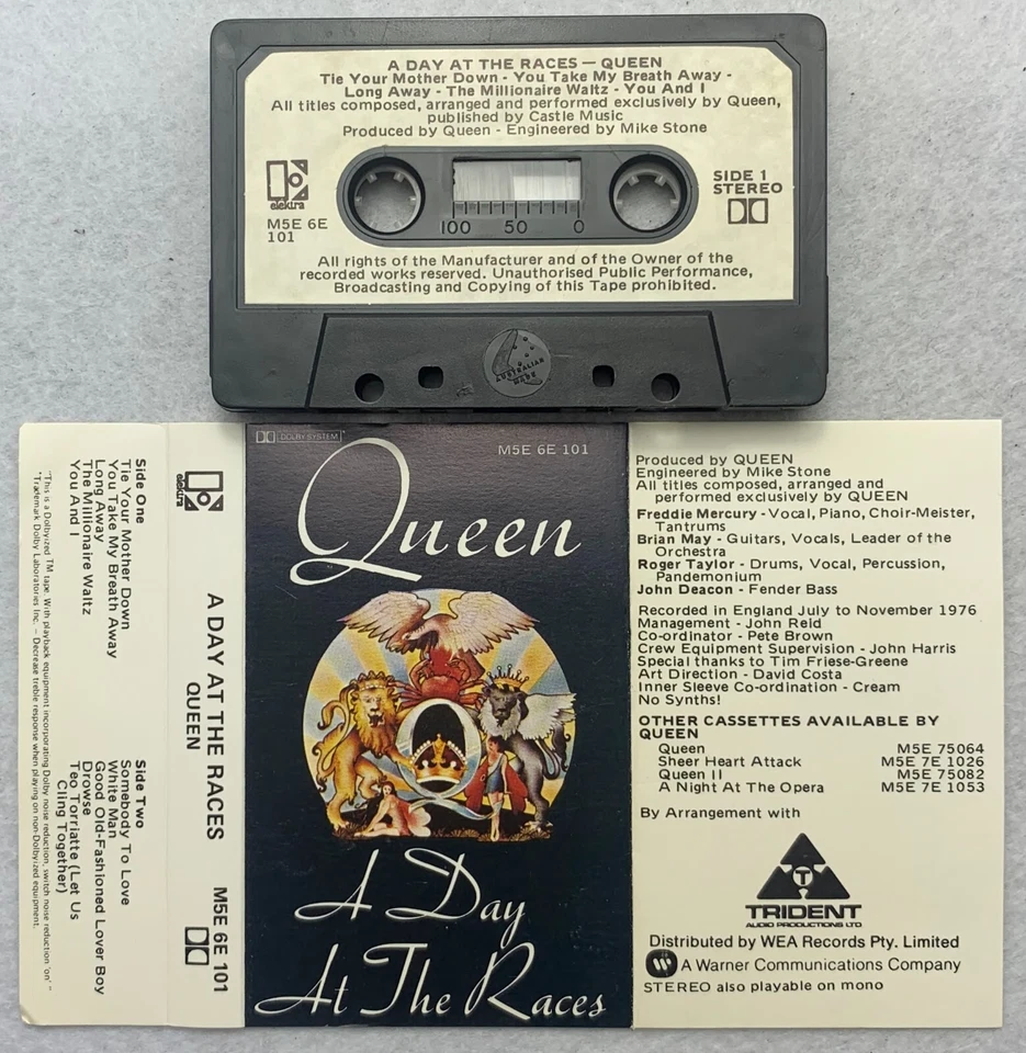Queen – A Day At The Races, AUS Cassette - Image 2 of 4