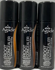 Agadir Root Concealer Temporary Touch Up Spray, 2 oz. - CHOOSE SHADE!