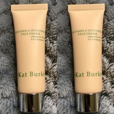 2 X Kat Burki Vitamin C Intensive Face Cream Deluxe 7ml/0.33 oz New & Sealed