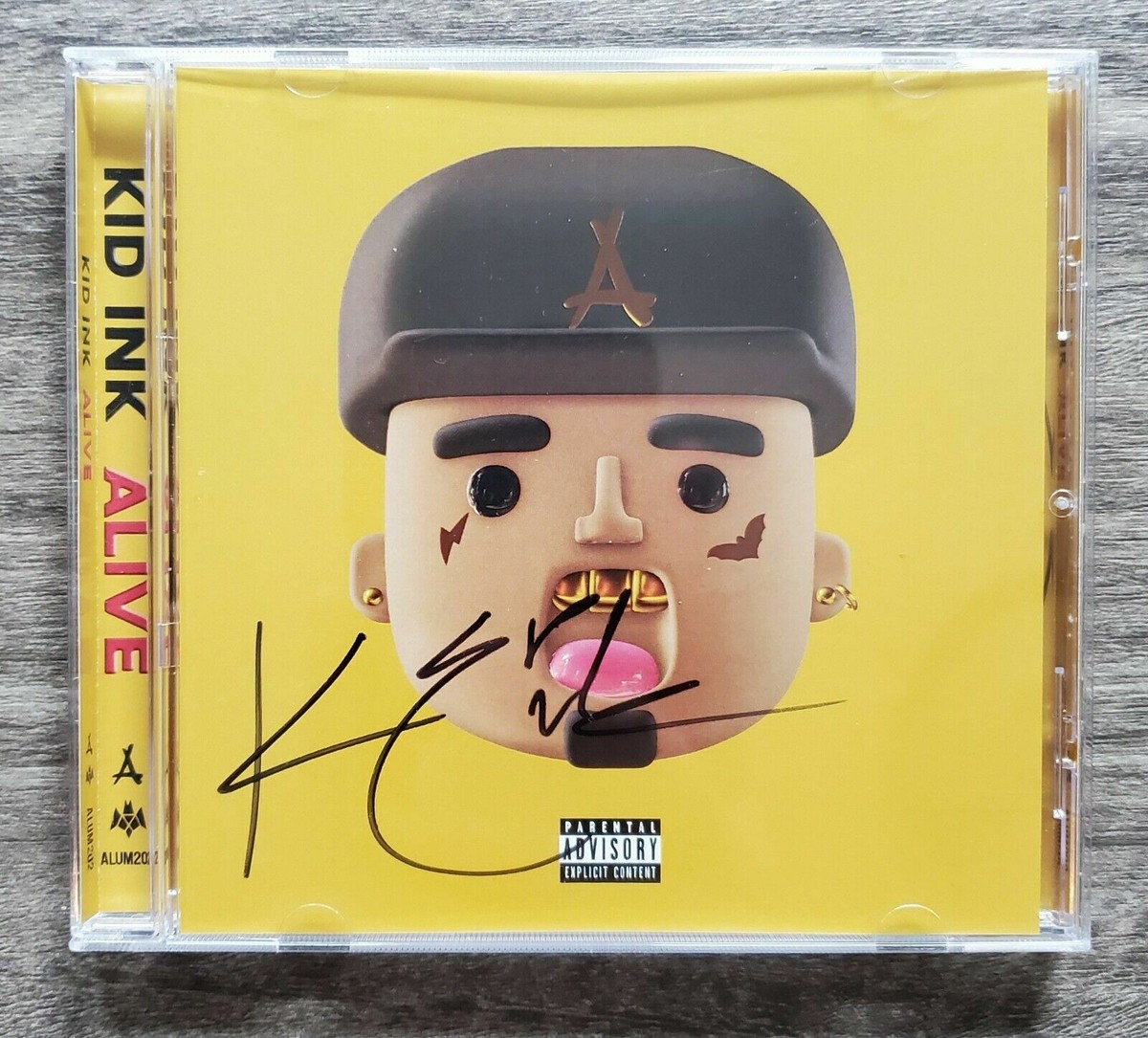 G RAP Kidd-X The Unknown CD 直筆 Kid Ink Signed Alive CD New Rap Rapper Hip Hop Sold Out Limited