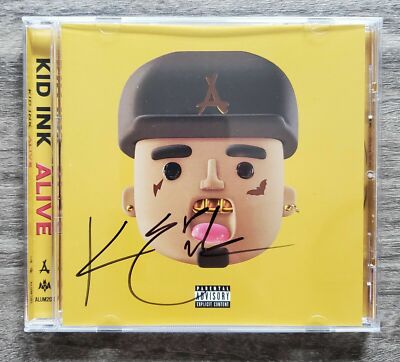 Kid Ink Signed Alive CD New Rap Rapper Hip Hop Sold Out Limited