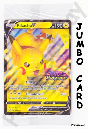 Pokémon TCG Karten Swsh Sv 151 Go Jumbo Übergroße V Star Max Ex Holo Rare Promo - Picture 20 of 149