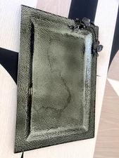 Michael Aram Black Orchid Large Glass Tray