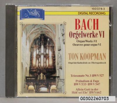 CD. Johann Sebastian Bach, Ton Koopman. Orgelwerke VI            