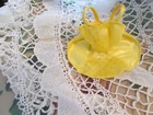 VTG 1991 MATTEL  TERESA RAPPIN ROCKIN #3270 REPLACEMENT SHORT YELLOW DRESS MINTY