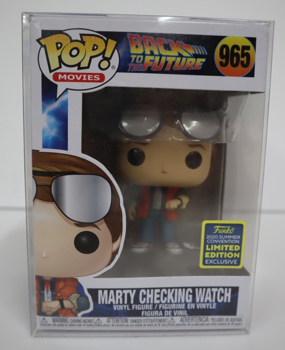 Funko Pop Movies Back to The Future Marty Checking Watch for