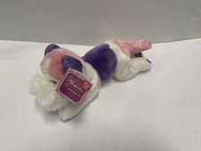 Russ Plush Yomiko Dreamers 12 inch Pink Purple Fox Terrier Dog Plush