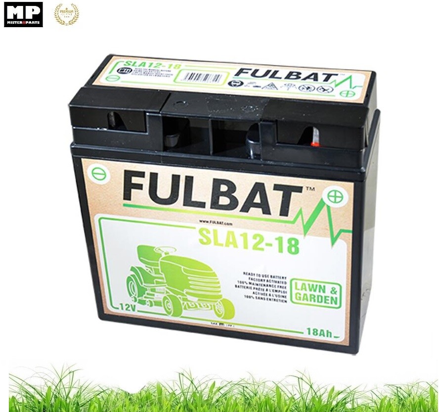 Batterie 12v 18ah motoculture 51913 CP18-12 SLA12-18 compatible autoportée