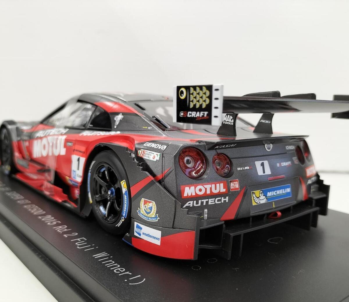 EBBRO 1/18 Nissan Motul Autech GT-R #1 Super GT500 2015 Rd.2 EBBRO 1/18 Nissan Motul Autech GT-R #1 Super GT500 2015 Rd.2