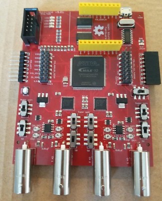 Haasoscope v9.0 open-source 4-channel high-speed USB oscilloscope bundle