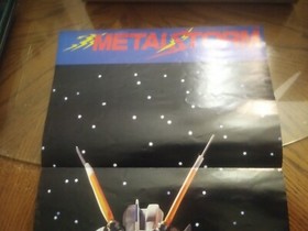 Metal Storm / Star Tropics NES Nintendo Power Foldable Promo Poster ONLY.