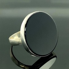 Black Onyx Ring 925 Sterling Silver Handmade Ring Birthday Gift For Girls