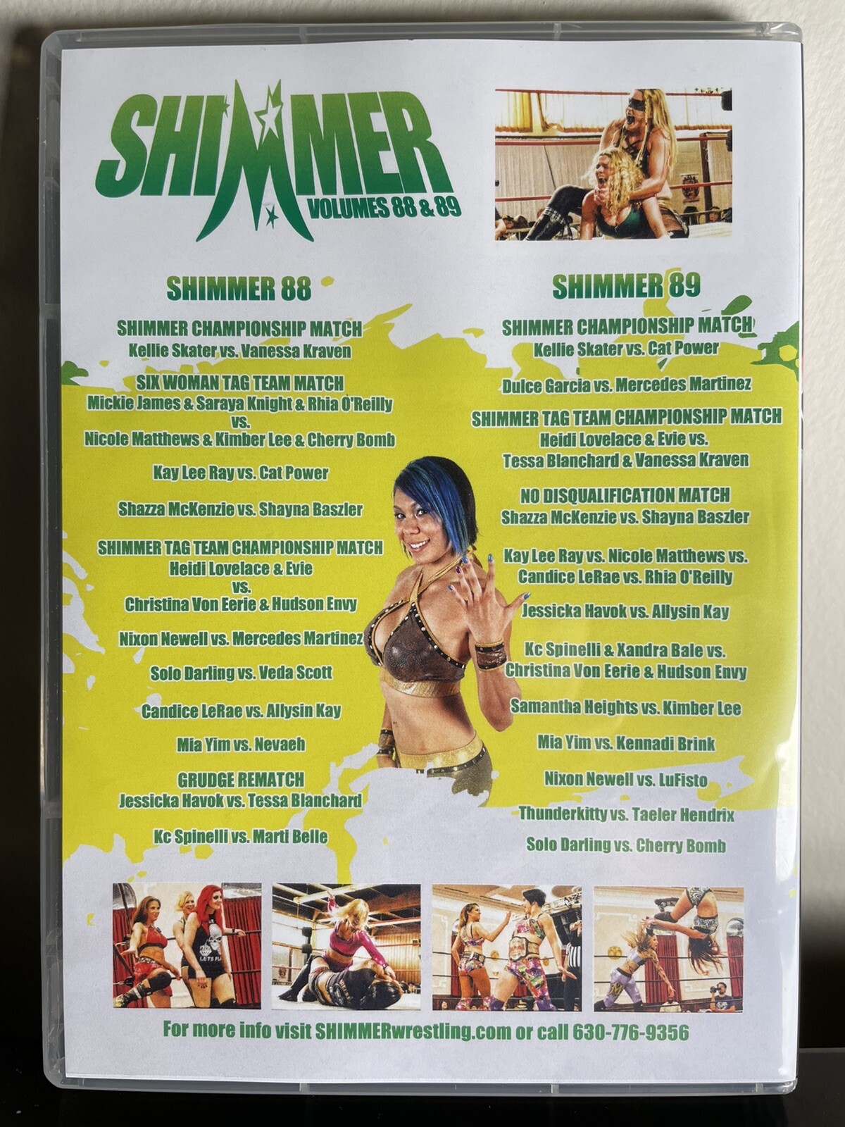 SHIMMER Women’s Wrestling Vol. 84-93 (Ten Disc DVD Combo) - Picture 8 of 12