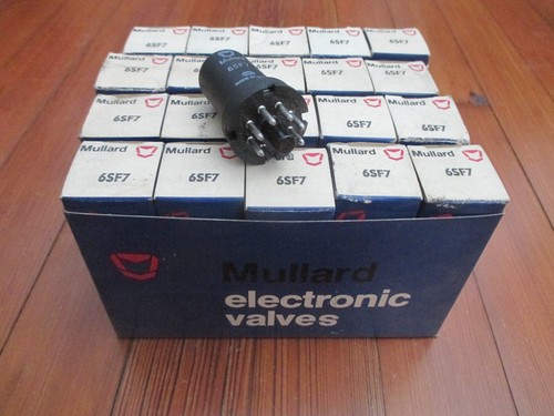 20 NOS NIB Mullard 6SF7 Audio Radio Röhren - Bild 2 von 2