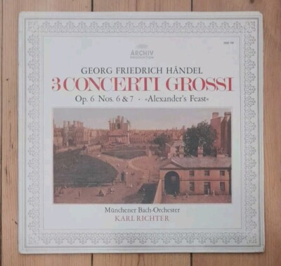 GEORG FRIEDRICH HÄNDEL 3 Concerti Grossi LP GF | NM NM | 1970 Archiv Produktion