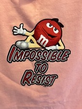 Girl's Size S M M's Candy Character T-shirt new pink, coral color